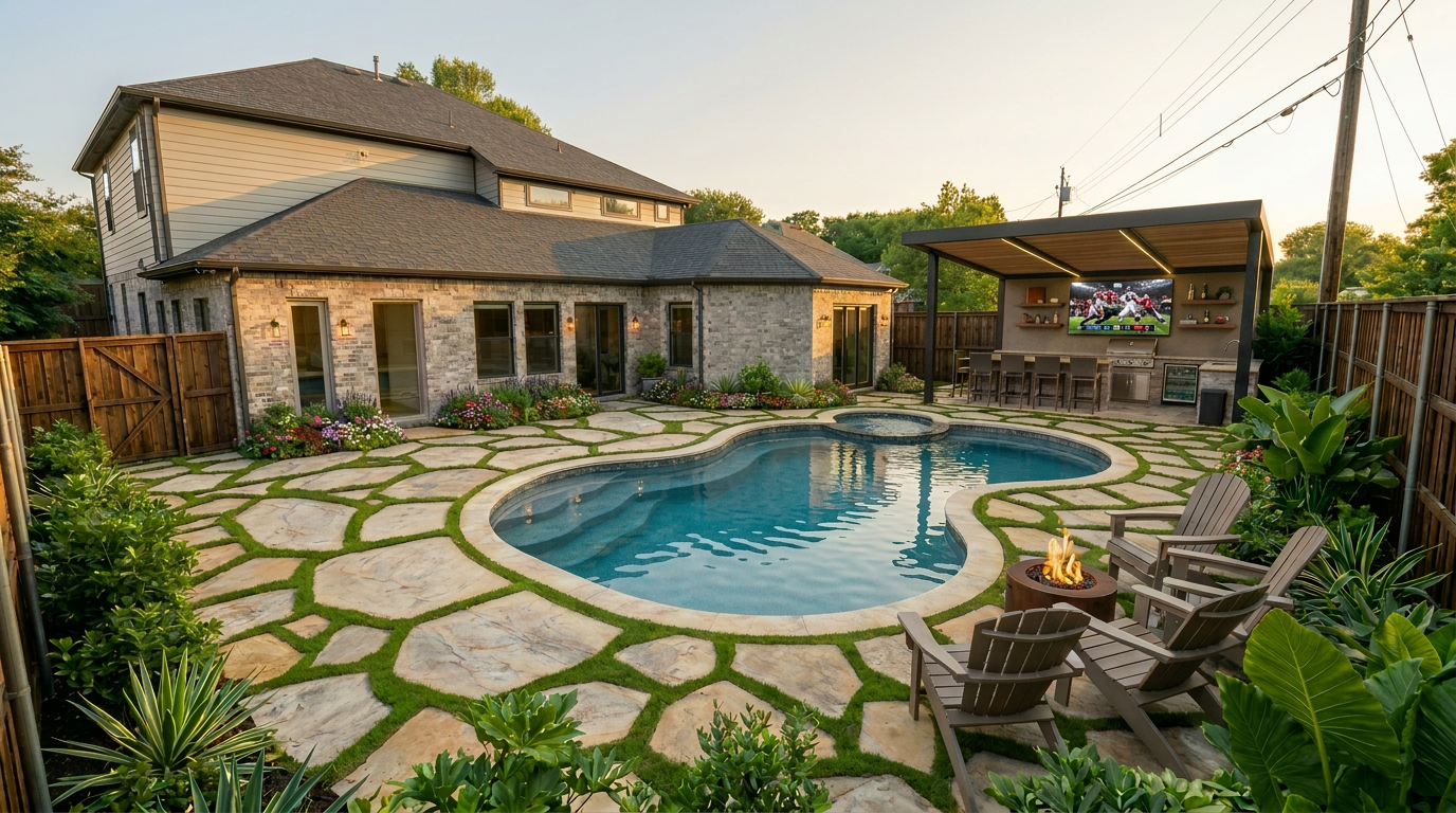 1002 Cardinal Pool Remodel Rendering
